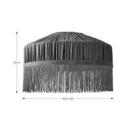 Alessia Velvet Pleated Lamp Shade - thumbnail 5