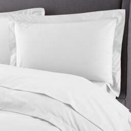 Hotel 230 Thread Count Crisp 100% Cotton Percale Oxford Pillowcase