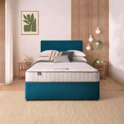 Silentnight Divan Bed With Francisco Velvet Headboard and 800 Pocket Sprung Mattress - thumbnail 2