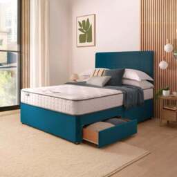 Silentnight Divan Bed With Francisco Velvet Headboard and 800 Pocket Sprung Mattress - thumbnail 3
