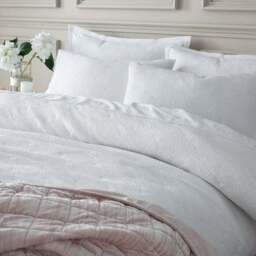 Sirena Jacquard Duvet Cover & Pillowcase Set - thumbnail 4