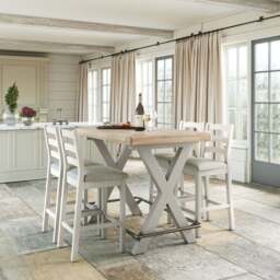 Salcombe 4 Seater Bar Table, Oak - thumbnail 1