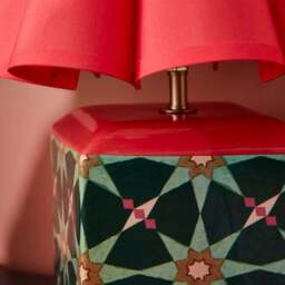 Sophie Robinson Moroccan Star Ceramic Table Lamp - thumbnail 3