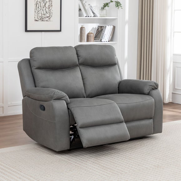 Aviemore Faux Leather 2 Seater Manual Reclining Sofa - image 1