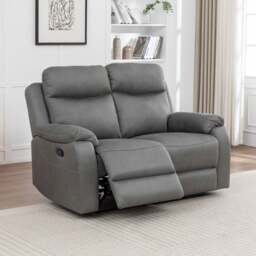 Image Furnishings Aviemore Faux Leather 2 Seater Manual Reclining Sofa - thumbnail 1