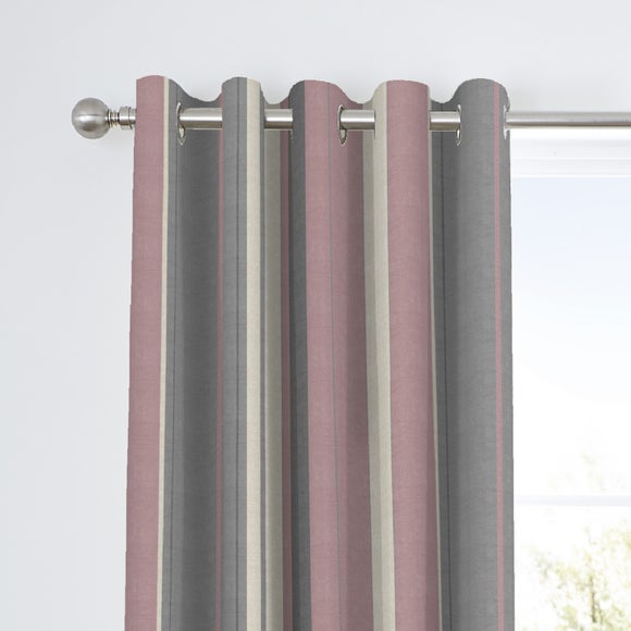 Fusion Whitworth Striped Eyelet Curtains - image 1