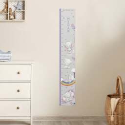 Personalised Tiny Tatty Teddy Unicorn Height Chart