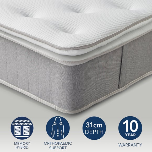 Fogarty 1000 Pocket Ortho Memory Foam Pillow Top Hybrid Mattress - image 1