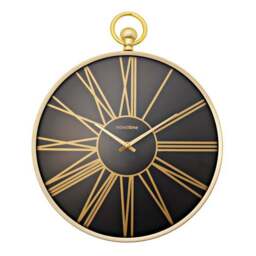 Hometime Pocket Watch Aluminium Round Wall Clock - thumbnail 2
