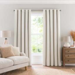 Luna Brushed Eyelet Curtains (Blackout Available) - thumbnail 2