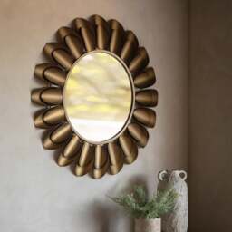 Cedar and Sage Camden Round Wall Mirror