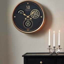 Metal Cog Wall Clock - thumbnail 4