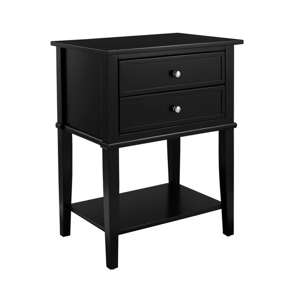 Franklin 2 Drawer Bedside Table