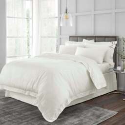 Hotel 230 Thread Count 100% Cotton Sateen Fitted Sheet - thumbnail 2