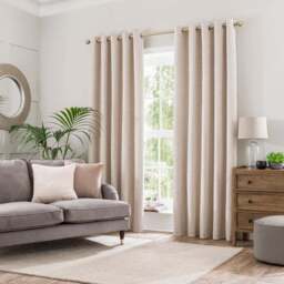 Genoa Chenille Blackout Eyelet Curtains - thumbnail 2