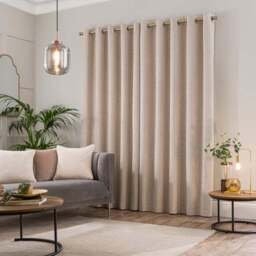 Genoa Chenille Blackout Eyelet Curtains - thumbnail 4