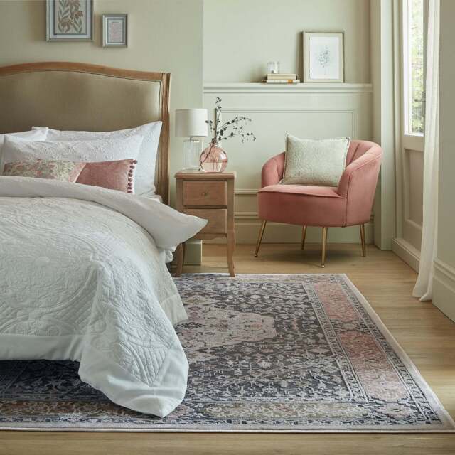 Elise Traditional Rug Grey/Brown