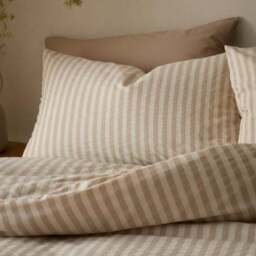 Pineapple Elephant Cotton Rich Woven Stripe Duvet Cover & Pillowcase Set - thumbnail 2
