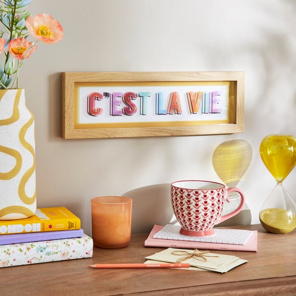 C'est La Vie Framed Wall Art - image 1