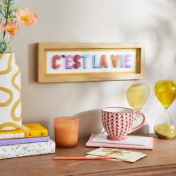 C'est La Vie Framed Wall Art - thumbnail 1