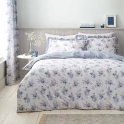Catherine Lansfield Lucie Floral Reversible Duvet Cover & Pillowcase Set - thumbnail 5