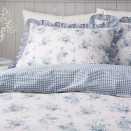 Catherine Lansfield Lucie Floral Reversible Duvet Cover & Pillowcase Set - thumbnail 2