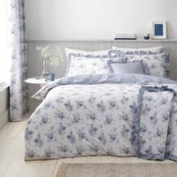 Catherine Lansfield Lucie Floral Reversible Duvet Cover & Pillowcase Set - thumbnail 1