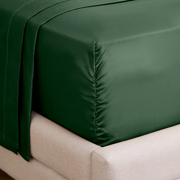 Dorma 800 Thread Count 100% Cotton Sateen Fitted Sheet - image 1