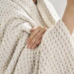 Chunky Waffle Throw Blanket - thumbnail 5