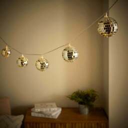 Disco Ball String Lights - thumbnail 2