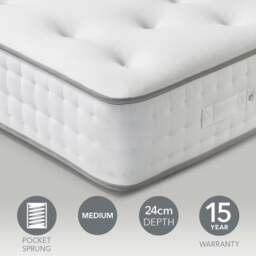 Hotel 2000 Pocket Memory Foam Hybrid Mattress - thumbnail 1