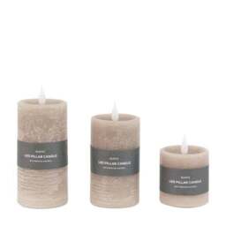 Cedar & Sage Set of 3 LED Candles - thumbnail 4