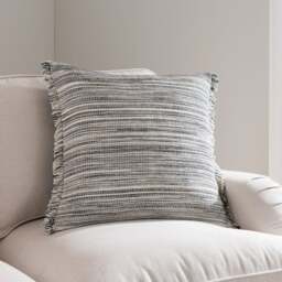 Ava Fringe Cotton Square Cushion - thumbnail 1