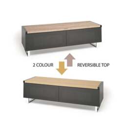"Panorama Reversible Top Wide TV Stand for TVs up to 60""" - thumbnail 3