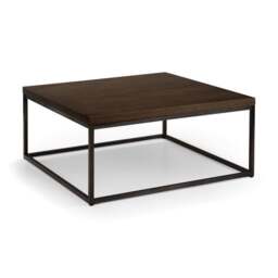 Brooklyn Square Coffee Table, Dark Oak - thumbnail 1