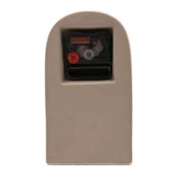 Interval Porcelain & Cork Arched Desk Clock - thumbnail 4