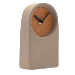 Interval Porcelain & Cork Arched Desk Clock - thumbnail 3