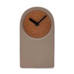 Interval Porcelain & Cork Arched Desk Clock - thumbnail 2