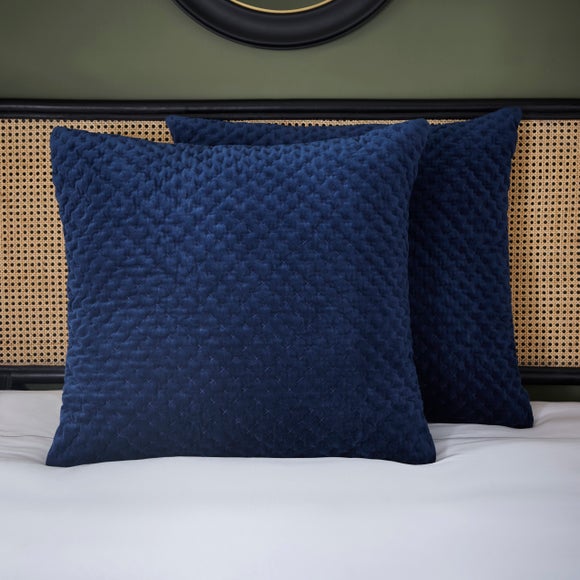 Dorma Genevieve Navy Continental Square Pillowcase - image 1