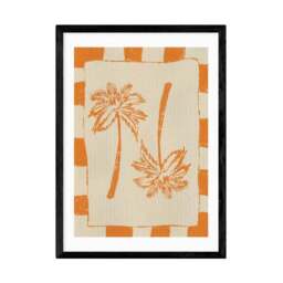 East End Prints Palm Paradise Orange Print - thumbnail 2