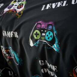 Catherine Lansfield Game Over Duvet Cover and Pillowcase Set - thumbnail 4