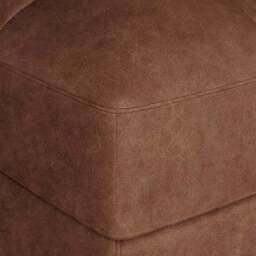 Max Soft Faux Leather Storage Footstool - thumbnail 3