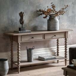 Cedar and Sage Boden 2 Drawer Console Table - thumbnail 1