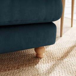 Martha Matte Plush Velvet Snuggle Sofa - thumbnail 4