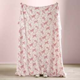 Catherine Lansfield Bow Cosy Fleece Oversized Throw Blanket 200cm x 240cm - thumbnail 3