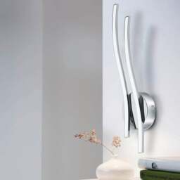 EGLO Valmora 2 Light Curved LED Wall Light - thumbnail 1