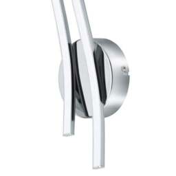 EGLO Valmora 2 Light Curved LED Wall Light - thumbnail 2