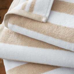 Bianca Cotton Reversible Stripe Cotton Towel - thumbnail 4
