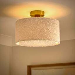 Hazelle Semi Flush Ceiling Light - thumbnail 2