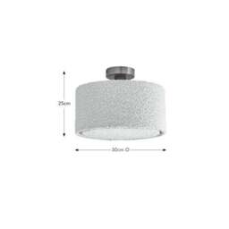 Hazelle Semi Flush Ceiling Light - thumbnail 6